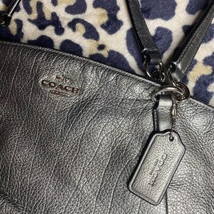 COACH silver bag